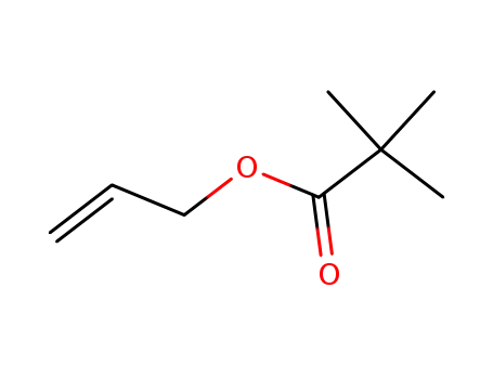 Molecular Structure of 15784-26-6 (Propanoic acid, 2,2-dimethyl-, 2-propenyl ester)