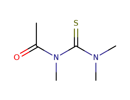 Molecular Structure of 102312-71-0 (Acetamide, N-[(dimethylamino)thioxomethyl]-N-methyl-)