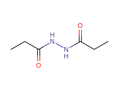 Molecular Structure of 1528-34-3 (2'-(1-oxopropyl)propionohydrazide)