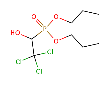 2,2,2-trichloro-1-dipropoxyphosphoryl-ethanol cas  996-43-0