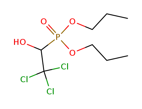 2,2,2-trichloro-1-dipropoxyphosphoryl-ethanol cas  996-43-0