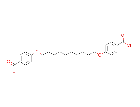 Molecular Structure of 74774-61-1 (1,10-BIS(4-CARBOXYPHENOXY)DECANE)