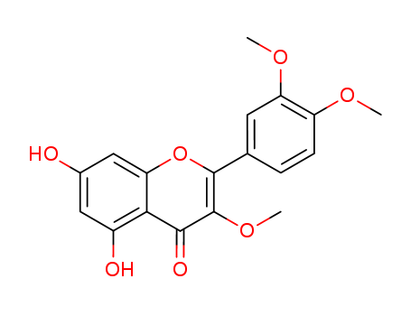 4H-1-Benzopyran-4-one,2-(3,4-dimethoxyphenyl)-5,7-dihydroxy-3-methoxy- cas  14549-84-9