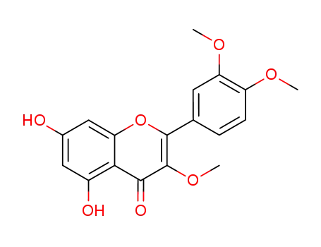 Molecular Structure of 14549-84-9 (2-(3,4-DIMETHOXY-PHENYL)-5,7-DIHYDROXY-3-METHOXY-CHROMEN-4-ONE)
