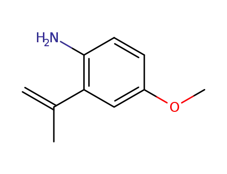 Benzenamine, 4-methoxy-2-(1-methylethenyl)-