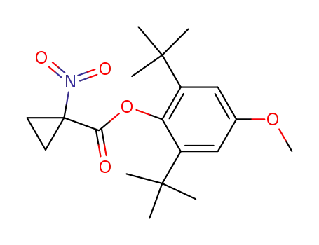2,6-Ditert-butyl-4-methoxyphenyl 1-nitrocyclopropanecarboxylate