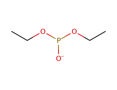 Phosphorous acid, diethyl ester, ion(1-)