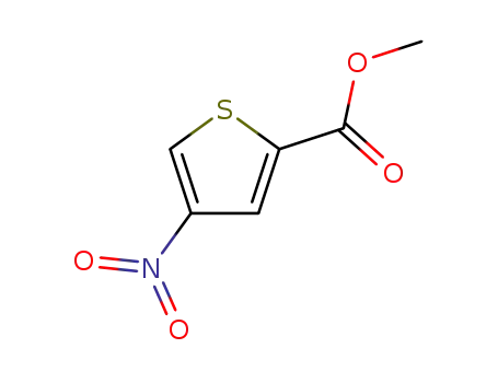 Molecular Structure of 24647-78-7 (4-NITRO-THIOPHENE-2-CARBOXYLIC ACID METHYL ESTER)