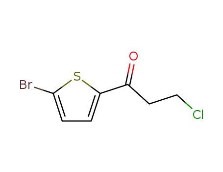 Molecular Structure of 80775-42-4 (1-(5-bromothiophen-2-yl)-3-chloropropan-1-one)