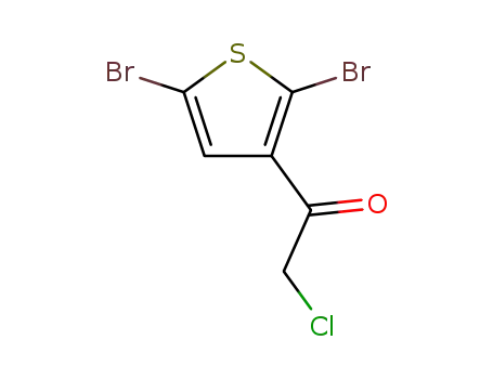 2-클로로-1-(2,5-디브로모티엔-3-일)에타논