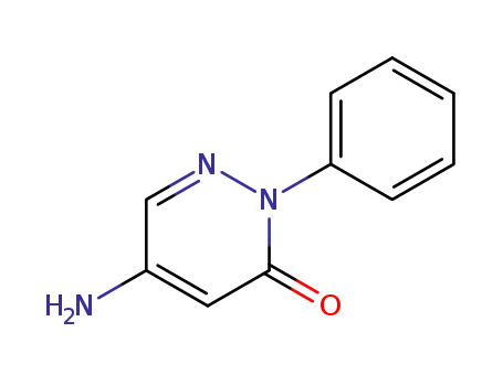 Molecular Structure of 13589-77-0 (5-amino-2-phenylpyridazin-3(2H)-one)