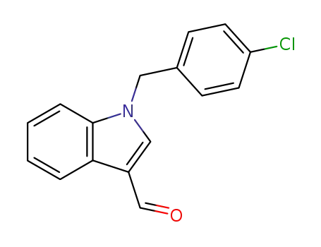 1H-Indole-3-carboxaldehyde, 1-[(4-chlorophenyl)methyl]-