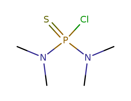 Molecular Structure of 3732-81-8 (Bis(dimethylamino)chlorophosphine sulfide)