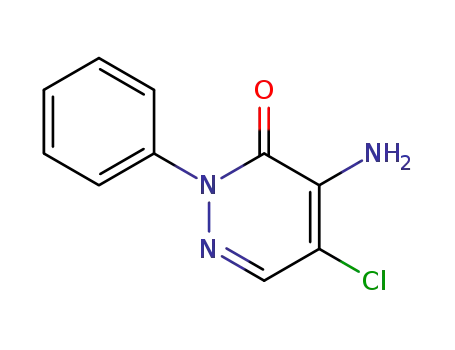 Molecular Structure of 1698-61-9 (4-AMINO-5-CHLORO-2-PHENYL-2H-PYRIDAZIN-3-ONE)