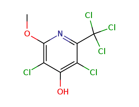 4-Pyridinol, 3,5-dichloro-2-methoxy-6-(trichloromethyl)- cas  176046-79-0