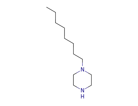 Molecular Structure of 54256-45-0 (1-OCTYLPIPERAZINE)