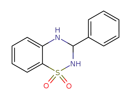2H-1,2,4-Benzothiadiazine, 3,4-dihydro-3-phenyl-, 1,1-dioxide