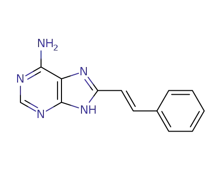 9H-Purin-6-amine,8-(2-phenylethenyl)- cas  30466-96-7