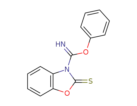 Molecular Structure of 70989-49-0 (3(2H)-Benzoxazolecarboximidic acid, 2-thioxo-, phenyl ester)