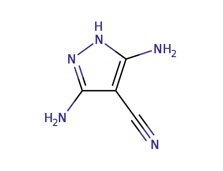 1H-Pyrazole-4-carbonitrile, 3,5-diamino-