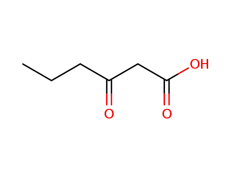 Molecular Structure of 4380-91-0 (Hexanoic acid, 3-oxo-)