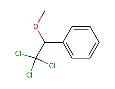 Molecular Structure of 27904-70-7 (Benzene, (2,2,2-trichloro-1-methoxyethyl)-)
