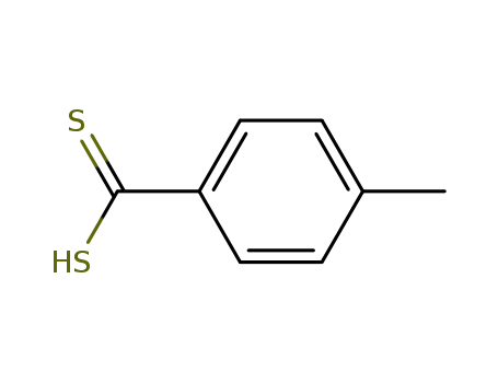 Molecular Structure of 2168-80-1 (Benzenecarbodithioic acid, 4-methyl-)