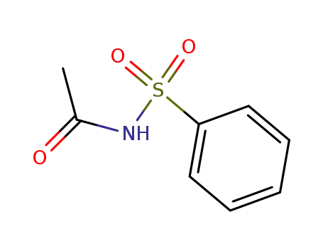 Molecular Structure of 5661-14-3 (N-(benzenesulfonyl)acetamide)