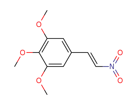 Molecular Structure of 40663-31-8 (Benzene, 1,2,3-trimethoxy-5-[(1E)-2-nitroethenyl]-)