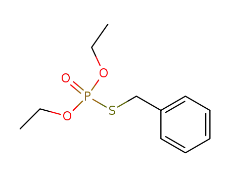Molecular Structure of 13286-32-3 (Thiophosphoric acid O,O-diethyl S-benzyl ester)
