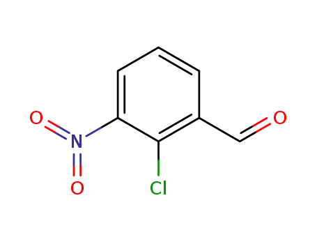 Molecular Structure of 58755-57-0 (2-CHLORO-3-NITROBENZALDEHYDE)