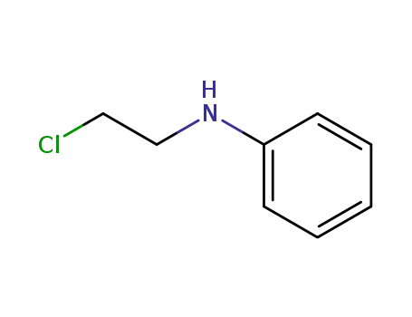 Molecular Structure of 935-06-8 (N-(2-Chloroethyl)aniline)