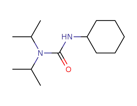 Molecular Structure of 57883-84-8 (Urea, N'-cyclohexyl-N,N-bis(1-methylethyl)-)