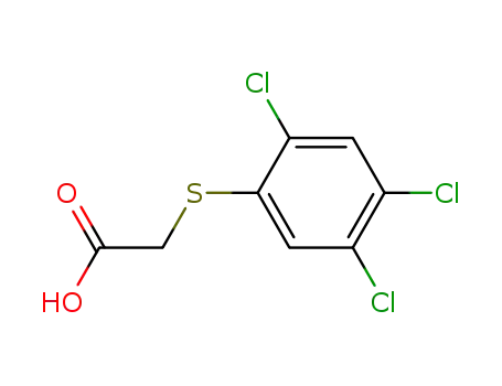 Molecular Structure of 21248-54-4 ([(2,4,5-trichlorophenyl)sulfanyl]acetic acid)