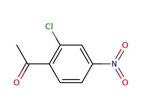 Molecular Structure of 67818-41-1 (1-(2-CHLORO-4-NITROPHENYL)ETHAN-1-ONE)