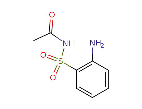 Molecular Structure of 75304-18-6 (Acetamide, N-[(2-aminophenyl)sulfonyl]-)
