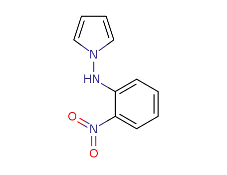 Molecular Structure of 79700-48-4 (1H-Pyrrol-1-amine, N-(2-nitrophenyl)-)