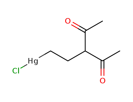(3-acetyl-4-oxo-pentyl)-chloro-mercury cas  5571-12-0