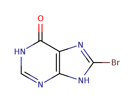 6H-Purin-6-one,8-bromo-1,9-dihydro- cas  56046-36-7