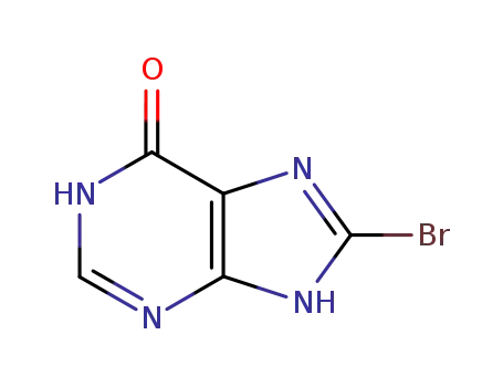 Molecular Structure of 56046-36-7 (8-BROMOHYPOXANTHINE)