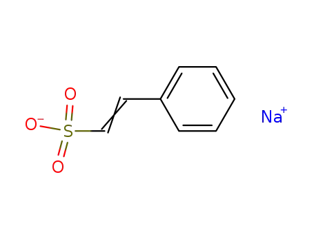 Molecular Structure of 2039-44-3 (BETA-STYRENESULFONIC ACID SODIUM SALT)
