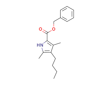 1H-Pyrrole-2-carboxylic acid, 4-butyl-3,5-dimethyl-, phenylmethyl ester
