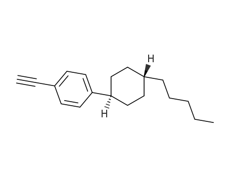 Benzene, 1-ethynyl-4-(4-pentylcyclohexyl)-, trans-