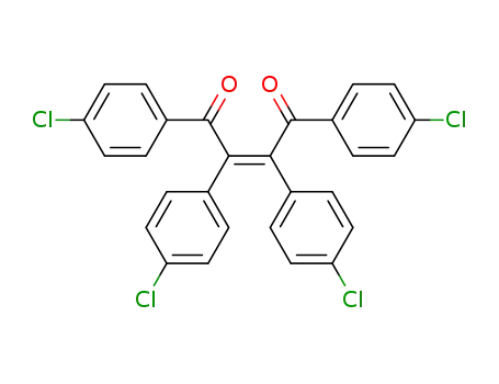 Molecular Structure of 167556-11-8 (2-Butene-1,4-dione, 1,2,3,4-tetrakis(4-chlorophenyl)-, (Z)-)