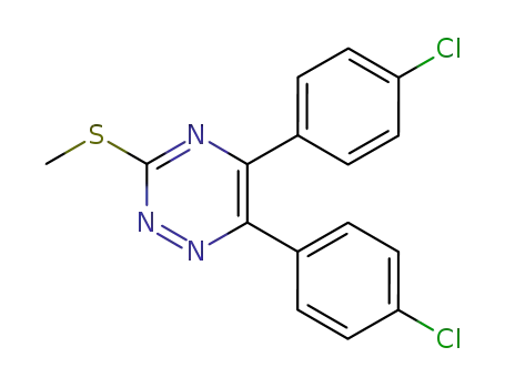 5,6-비스(p-클로로페닐)-3-메틸티오-1,2,4-트리아진