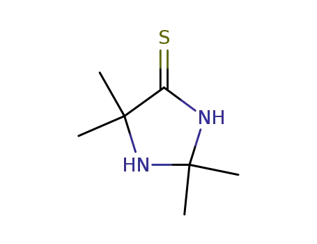 Molecular Structure of 2582-16-3 (2,2,5,5-tetramethylimidazolidine-4-thione)