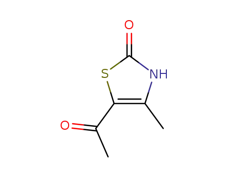Molecular Structure of 32497-14-6 (2(3H)-Thiazolone, 5-acetyl-4-methyl- (9CI))