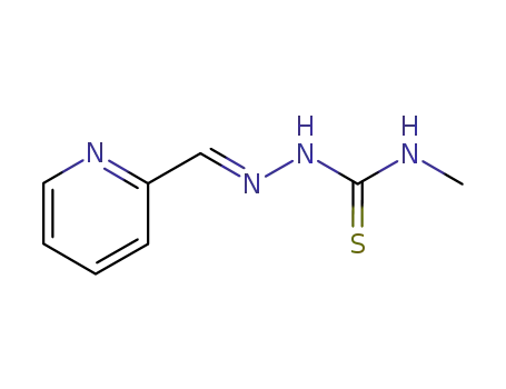 Molecular Structure of 6839-88-9 (pyridine-2-carbaldehyde N-methylthiosemicarbazone)