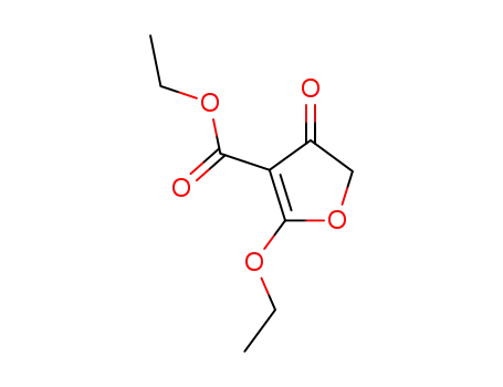 Molecular Structure of 36717-48-3 (3-Furancarboxylic acid, 2-ethoxy-4,5-dihydro-4-oxo-, ethyl ester)