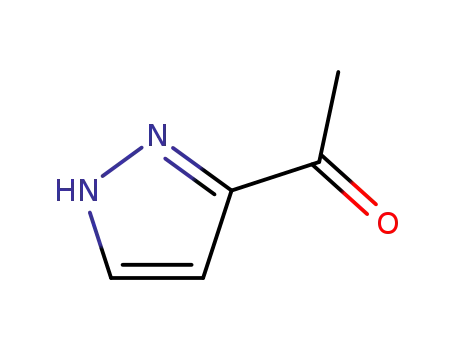 Molecular Structure of 20583-33-9 (Ethanone, 1-(1H-pyrazol-3-yl)- (9CI))